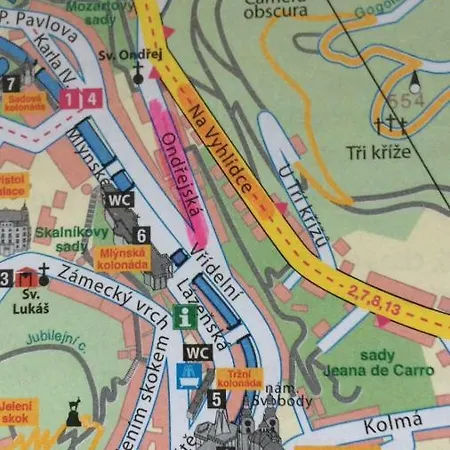 Двухкомнатный Апартамент Ондрейска * Karlovy Vary